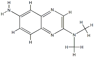 2,6-Quinoxalinediamine,N2,N2-dimethyl-(9CI) Struktur