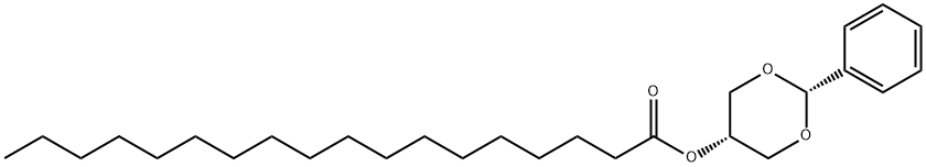 Stearic acid 2β-phenyl-1,3-dioxan-5β-yl ester Struktur