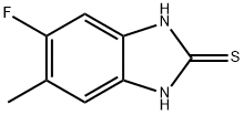 2H-Benzimidazole-2-thione,5-fluoro-1,3-dihydro-6-methyl-(9CI) Struktur