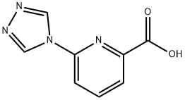 6-(4H-1,2,4-triazol-4-yl)pyridine-2-carboxylic acid(SALTDATA: FREE) Struktur