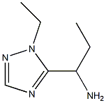 1-(1-ethyl-1H-1,2,4-triazol-5-yl)-1-propanamine(SALTDATA: FREE) Struktur