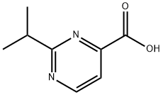 2-isopropyl-4-pyrimidinecarboxylic acid(SALTDATA: FREE) Struktur