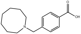 4-(azocan-1-ylmethyl)benzoic acid Struktur