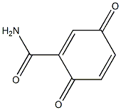 1,4-Cyclohexadiene-1-carboxamide,3,6-dioxo-(9CI) Struktur