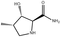 L-Ribonamide, 2,4,5-trideoxy-2,5-imino-4-methyl- (9CI) Struktur