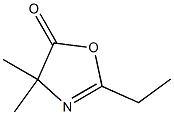 5(4H)-Oxazolone,2-ethyl-4,4-dimethyl-(9CI) Struktur