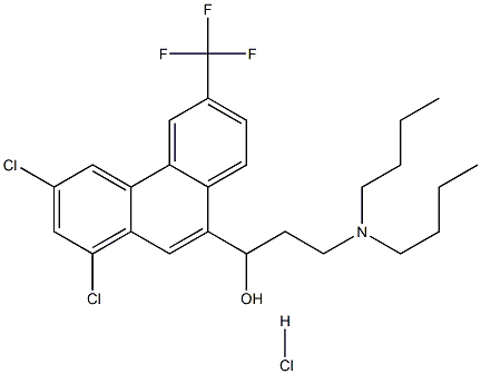 Halofantrine HCL Struktur