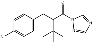 1-(4-chlorobenzyl)-(1H-1，2，4-triazol-yl)-pinacolone Struktur