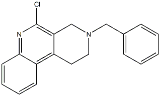 3-benzyl-5-chloro-1,2,3,4-tetrahydro- benzo[c][2,7]naphthyridine Struktur