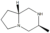 Pyrrolo[1,2-a]pyrazine, octahydro-3-Methyl-, (3S,8aR)- Struktur