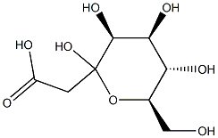 2,6-anhydro-3-deoxyoctonate Struktur