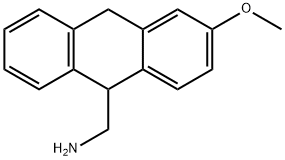 3-METHOXY-9-AMINOMETHYL-9,10-DIHYDROANTHRACENE Struktur