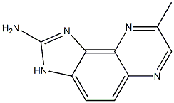 1H-Imidazo[4,5-f]quinoxalin-2-amine,8-methyl-(9CI) Struktur