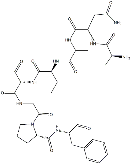 cyclo(glycyl-prolyl-phenylalanyl-alanyl-asparaginyl-alanyl-valyl-seryl) Struktur