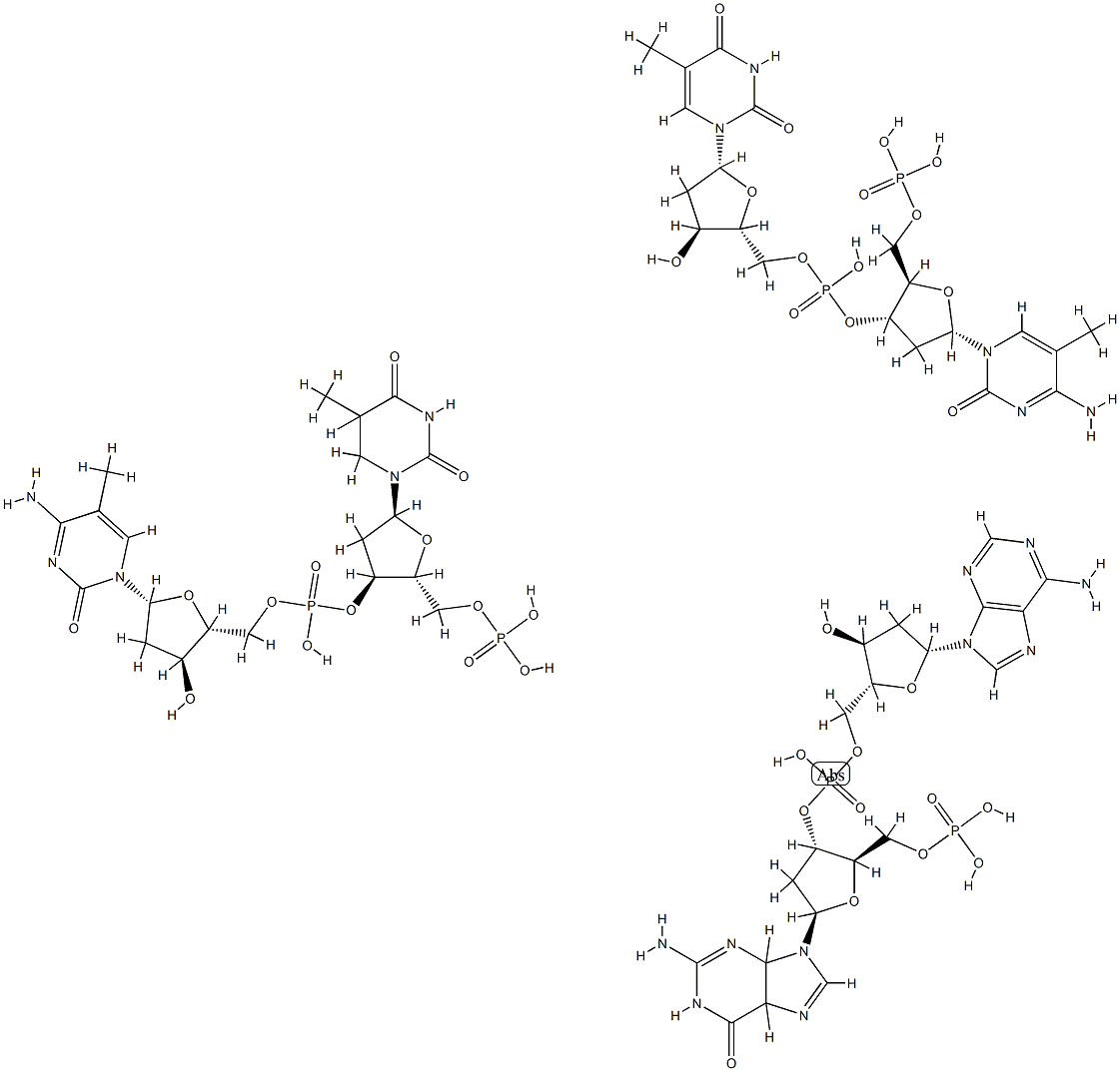 poly(d(Tm(5)C)).poly(d(GA)).poly(d(m(5)CT)) Struktur