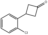 3-(2-chlorophenyl)cyclobutanone Struktur