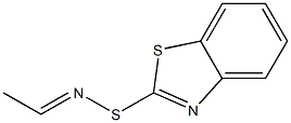 2-Benzothiazolesulfenamide,N-ethylidene-(6CI) Struktur