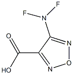 1,2,5-Oxadiazole-3-carboxylicacid,4-(difluoroamino)-(9CI) Struktur