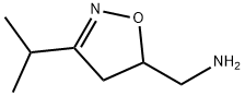 1-(3-isopropyl-4,5-dihydroisoxazol-5-yl)methanamine(SALTDATA: HCl) Struktur