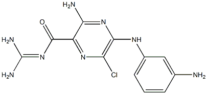 5-N-(3-aminophenyl)amiloride Struktur