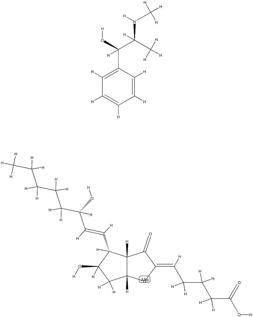 7-oxo-prostaglandin I2-ephedrine Struktur