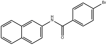 4-bromo-N-(2-naphthyl)benzamide Struktur