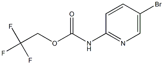 2,2,2-trifluoroethyl 5-bromopyridin-2-ylcarbamate Struktur