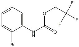 2,2,2-trifluoroethyl 2-bromophenylcarbamate Struktur