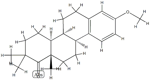 16,16-dimethyl-D-homo-8-isoestrone methyl ester Struktur