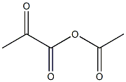 Propanoic acid, 2-oxo-, anhydride with acetic acid (9CI) Struktur