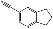 5H-Cyclopenta[b]pyridine-3-carbonitrile,6,7-dihydro-(9CI) Struktur