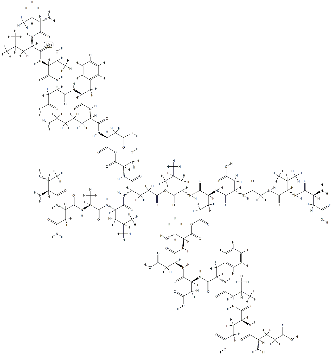 peptide I (Aplysia) Struktur