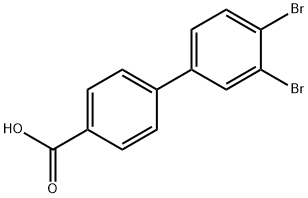 3',4'-Dibromo-biphenyl-4-carboxylic acid Struktur