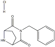 3-benzyl-3,8-diazabicyclooctane[3.2.1]-2,q-dione Struktur