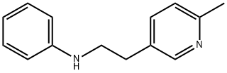 N-[2-(6-methyl-3-pyridinyl)ethyl]-N-phenylamine Struktur