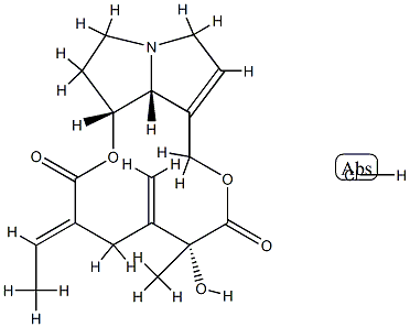 Seneciphylline, hydrochloride Struktur