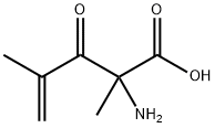 4-Pentenoicacid,2-amino-2,4-dimethyl-3-oxo-(9CI) Struktur