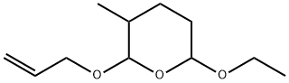 2H-Pyran,6-ethoxytetrahydro-3-methyl-2-(2-propenyloxy)-(9CI) Struktur