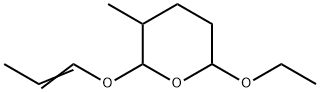 2H-Pyran,6-ethoxytetrahydro-3-methyl-2-(1-propenyloxy)-(9CI) Struktur