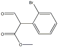 methyl 2-(2-bromophenyl)-2-formylacetate Struktur