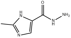 Imidazole-4(or 5)-carboxylic acid, 2-methyl-, hydrazide (6CI) Struktur