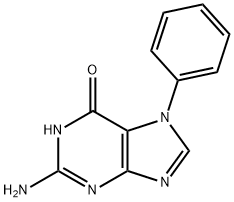 N(7)-phenylguanine Struktur