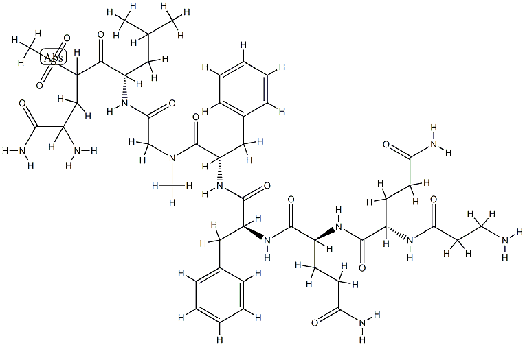 substance P (4-11), beta-Ala(4)-Sar(9)-Met(02)(11)- Struktur