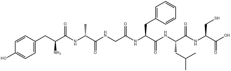 enkephalin-Leu, Ala(2)-Cys(6)- Struktur