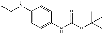 (4-ETHYLAMINO-PHENYL)-CARBAMIC ACID TERT-BUTYL ESTER Struktur