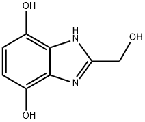 1H-Benzimidazole-4,7-diol,2-(hydroxymethyl)-(9CI) Struktur