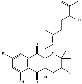 napyradiomycin A2 Struktur