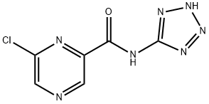 N-(1H-Tetrazol-5-yl)-6-chloropyrazine-2-carboxamide Struktur