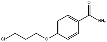 4-(3-chloropropoxy)benzamide Struktur