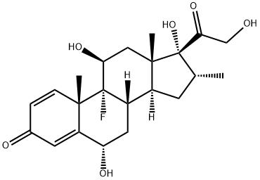 6-alpha-Hydroxy Dexamethasone Struktur